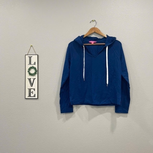 NWOT Lilly Pulitzer Kiawah Long Sleeve Hoodie in M L XL XXL - Picture 2 of 4